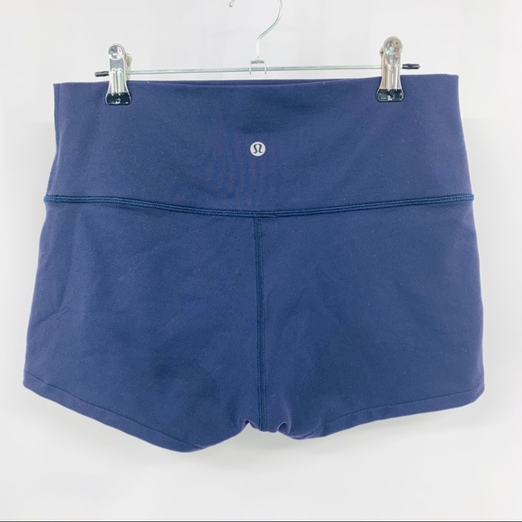 lululemon athletica Pants - Lululemon Blue Short Shorts With Waist Pocket